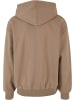 DEF DEF Zip-Kapuzenpullover in brown washed01