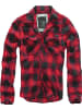 Brandit Hemd "Check Shirt Long Sleeve" in Rot