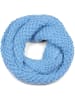 styleBREAKER Strick Loop Schal in Hellblau