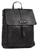 Samantha Look Rucksack echt Leder in schwarz