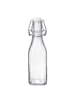 Butlers Flasche SWING mit Bügelverschluß 6er-Set in Durchscheinend
