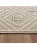 KADIMA DESIGN Teppich Outdoor Waschbar Raute IMST Strapazierfähig OEKO-TEX Balkon