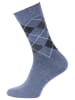 Cotton Prime® 10 Paar Baumwoll Socken Karo Classics in Schwarz/Grau/Blau