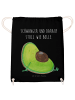 Mr. & Mrs. Panda Turnbeutel Avocado Schwangerschaft mit Spruch in Schwarz