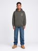 Petrol Industries Lässiger Hoodie mit Print Millplace in Grau
