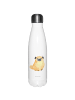 Mr. & Mrs. Panda Thermo Trinkflasche Mops ohne Spruch in Weiß
