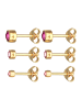Elli Ohrringe 925 Sterling Silber in Pink