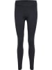Hummel Leggings Hmlpulse Damen in BLACK BEAUTY MELANGE