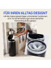 HOMCOM Sensor-Mülleimer-30,5L x 30,5B x 81,5H cm-Schwarz