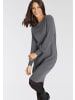 Laura Scott Strickkleid in mittelgrau