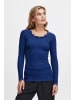 Fransa Langarmshirt in blau