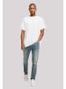 F4NT4STIC Heavy Oversize T-Shirt Oversize Escape Discover the World Asian Town in weiß