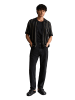 Marc O'Polo DENIM Strickjacke im Polostil relaxed in Schwarz