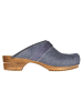 Sanita Comfortwear Clog "WOOD-CAROLINE OPEN" in Grau