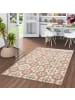 Pergamon Designer Teppich Samba Modern Fliesenoptik in Beige