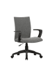 byLiving Bürostuhl Sit in Grau - 55 (B) x 58,5 (L) x 86,5-94 (H) cm