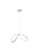 näve LED Pendelleuchte "LOOP LINE" in chrome - EEK G