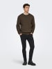 ONLY & SONS Strickpullover in Coffee Bean