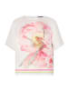 Betty Barclay Schlupfbluse mit Rippbündchen in Patch Cream/Rosé