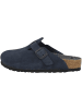 Birkenstock Clogs Boston Veloursleder normal in dunkelblau