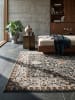 KADIMA DESIGN Teppich Kurzflor für Fußbodenheizung TRURO orientalisch in Erdtöne-Grün