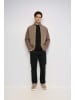 Salsa Jeans Steppjacke Strickjacke mit Steppdetails in Medium Beige