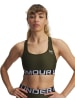 Under Armour Sport-BH "Heatgear Mid Branded" in Grün