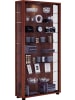 ebuy24 Vitrinenschrank LumoMaxi 3 Braun 59 x 18 cm