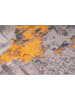 Arte Espina Kurzflor Teppich Peron 325 in grau - gold - rechteckig