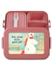 Mr. & Mrs. Panda Bento Box Einhorn Krankenschwester Design mit S... in Rot Pastell