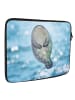 Mr. & Mrs. Panda Notebook Tasche Seekuh Happy ohne Spruch in OZeichenanblue