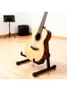 relaxdays Gitarrenständer in Schwarz - (B)29 x (H)39 x (T)31 cm