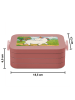 Mr. & Mrs. Panda Bentobox Einhorn Stolzieren Design ohne Spruch in Rot Pastell
