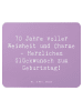 Mr. & Mrs. Panda Mouse Pad Spruch 70. Geburtstag mit Spruch in Lavendeltraum
