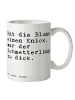 Mr. & Mrs. Panda Tasse Hat die Blume einen... mit Spruch in Weiß