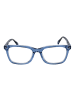 Bulget Unisex Optische Fassungen Rechtwinklig Blau