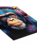 MuchoWow Poster mit Bilderrahmen Blau