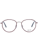 Bally Unisex Optische Fassungen Rund Burgundisch