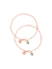 PURELEI Armband-Set Endless Love Rosegold