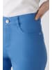 Oui Caprihose slim fit, mid waist in bright cobalt