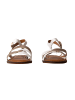 Poti Pati Flache Sandalen mit Riemchen Weiß