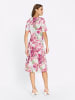 WITT WEIDEN Jersey-Kleid in ecru-magenta-bedruckt