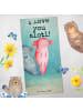 Mr. & Mrs. Panda Frottier Axolotl Liebe Design mit Spruch in Weiß