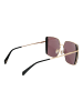 Police Damen Sonnenbrillen Quadrat Gold