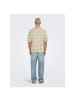 Only&Sons Halbarmhemd in Silver Lining