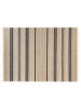 Beliani Geflochtener Teppich TALPUR in Beige/Naturfarben/Grau
