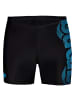 Arena Swim Mid Jammer Graphic in Schwarz