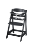 roba Treppenhochstuhl 'Sit Up Flex' - Hochstuhl mitwachsend aus Holz - Schwarz