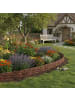 relaxdays 5 x Beeteinfassung in Braun - (B)100 x (H)10 cm