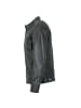 FREAKY NATION Lederjacke Lammleder in Graublau